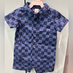 NWT Carters Baby Boy Short Sleeve Romper